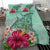 Hawaii Bedding Set - Hawaii Manta Ray Tropical Hibiscus Plumeria Bedding Set - Polynesian Pride