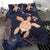 Hawaii Kakau Polynesian Turtle Map Bedding Set - Indigo Ver 1 - Polynesian Pride