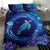 Hawaii Turtle Jellyfish Coral Galaxy Bedding Set - Polynesian Pride