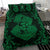 Hawaii Anchor Hibiscus Flower Vintage Bedding Set - AH - Green - Polynesian Pride