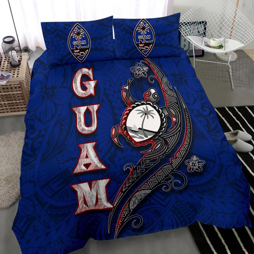 Guam Bedding Set - Turtle Waving Blue - Polynesian Pride