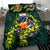 Polynesian Bedding Set - Samoa Duvet Cover Set - Ti Leaf Lei Turtle - Polynesian Pride