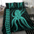 Hawaii Octopus KaKau Polynesian Bedding Set - Turquoise - Polynesian Pride