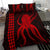 Hawaii Octopus KaKau Polynesian Bedding Set - Red - Polynesian Pride