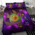 Hawaii Map Turtle Galaxy Bedding Set - AH - Purple - Polynesian Pride