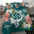 Kosrae Polynesian Bedding Set - Turtle with Plumeria - Polynesian Pride