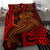 Fiji Bedding Set - Red Shark Polynesian Tattoo - Polynesian Pride