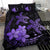 Hawaii Polynesian Turtle Plumeria Bedding Set - Pog Style Purple - Polynesian Pride