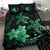 Hawaii Polynesian Turtle Plumeria Bedding Set - Pog Style Green - Polynesian Pride