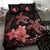 Hawaii Polynesian Turtle Plumeria Bedding Set - Pog Style Red - Polynesian Pride