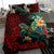 Tiki Polynesian Bedding Set Turtle Hibiscus - Red - Polynesian Pride