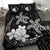 Hawaii Polynesian Turtle Plumeria Bedding Set - Pog Style White - Polynesian Pride