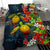 Kanaka Maoli (Hawaiian) Bedding set - Sea Turtle Tropical Hibiscus And Plumeria Reggae - Polynesian Pride