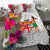 Fiji Bedding Set - Hibiscus Polynesian Pattern White Version - Polynesian Pride