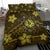 Hawaii Mix Polynesian Turtle Plumeria Bedding Set - AH - Nick Style - Yellow - Polynesian Pride