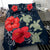 Hawaii Deep Blue Hibiscus Turtle Bedding Set - AH - Mike Style - Polynesian Pride