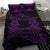 New Zealand Bedding Set Purple Manaia Maori - Silver Fern Duvet Cover - Polynesian Pride