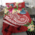 Polynesian Hawaii Bedding Set - Summer Plumeria (Red) - Polynesian Pride