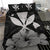 Hawaiian Kanaka Bedding Set Hibiscus Polynesian Love Gray - Polynesian Pride