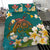 Hawaii Turtle Plumeria Verega Style - Bedding Set AH - Polynesian Pride