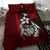 Samoa Polynesian Bedding Set Red - Turtle With Hook - Polynesian Pride