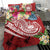 Polynesian Samoa Bedding Set - Summer Plumeria (Red) - Polynesian Pride