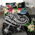 Polynesian Hawaii Bedding Set - Summer Plumeria (Black) - Polynesian Pride