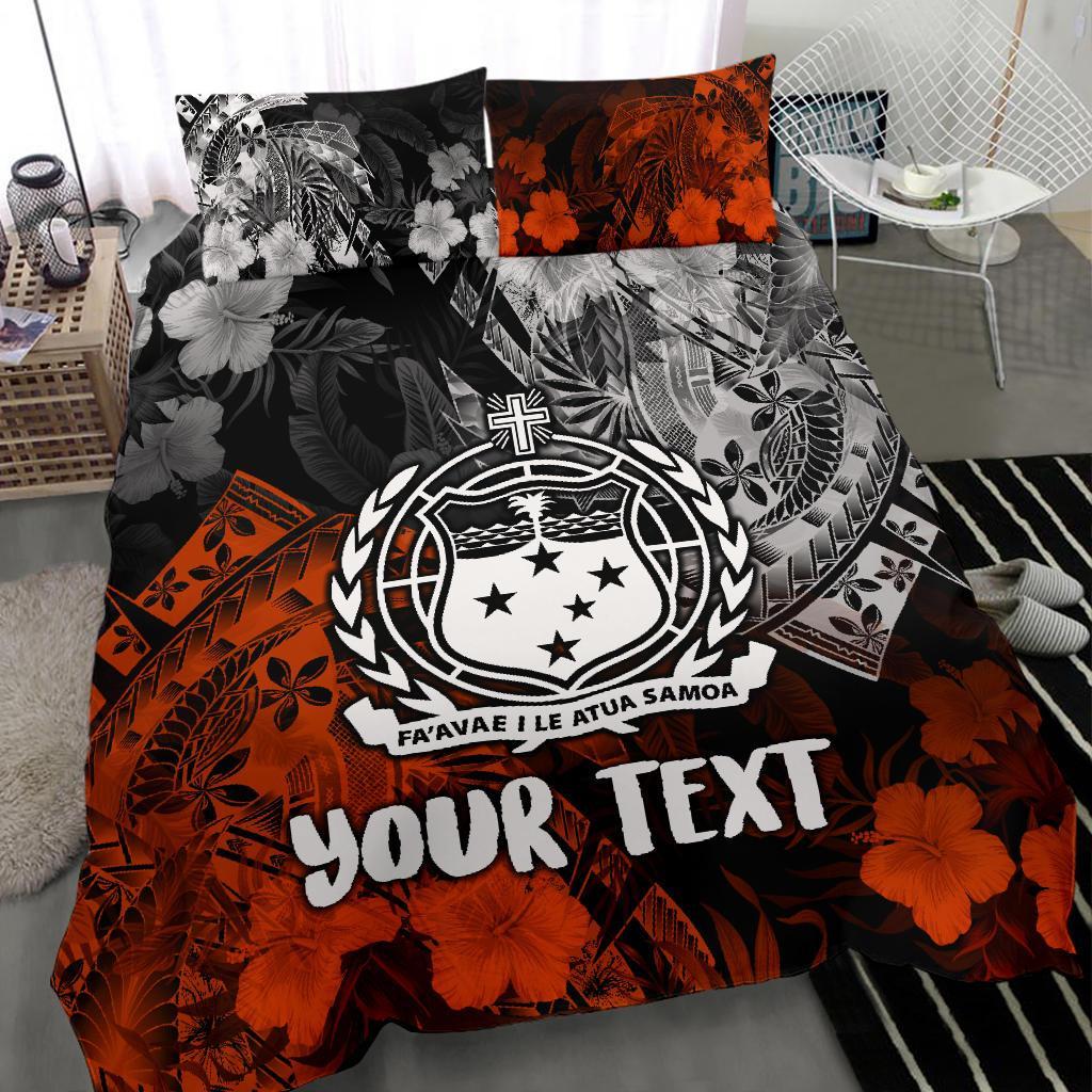 Samoa Polynesian Personalised Bedding Set - Vintage Polynesian Style - Polynesian Pride