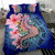 Hawaii Polynesian Pink Hibiscus Seahorse Bedding Set - Polynesian Pride