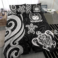 Samoa Polynesian Bedding Set - White Tentacle Turtle - Polynesian Pride