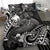 Papua New Guinea Bedding Set - White Shark Polynesian Tattoo - Polynesian Pride