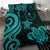 Chuuk Micronesian Bedding Set - Turquoise Tentacle Turtle - Polynesian Pride