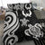 Pohnpei Micronesian Bedding Set - White Tentacle Turtle - Polynesian Pride