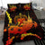 Samoa Polynesian Bedding Set - Swordfish With Hibiscus - Polynesian Pride