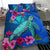 Hawaii Bedding Set - Hawaii Honu Aumakua Sea Hibiscus Bedding Set - Nin Style - Polynesian Pride