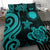 Northern Mariana Bedding Set - Tentacle Turtle Turquoise - Polynesian Pride