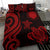 Northern Mariana Bedding Set - Tentacle Turtle Red - Polynesian Pride