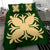 Hawaiian Bedding Set Royal Pattern - Green - A2 Style - Polynesian Pride