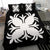 Hawaiian Bedding Set Royal Pattern - Black And White - A2 Style - Polynesian Pride