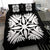 Hawaiian Bedding Set Royal Pattern - Black And White - A3 Style - Polynesian Pride