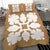 Hawaiian Bedding Set Royal Pattern - Gold - C1 Style - Polynesian Pride