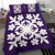 Hawaiian Bedding Set Royal Pattern - Purple - C2 Style - Polynesian Pride