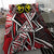 Hawaii Bedding Set - Tribal Flowers Special Pattern Red Color - Polynesian Pride