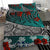 Polynesian Bedding Set - Lizard And Turtle Green - Polynesian Pride