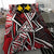 Papua Polynesian Bedding Set - Tribal Flower Special Pattern Red Color - Polynesian Pride