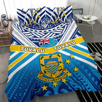 Tuvalu Rugby Bedding Set Polynesian Flag - Polynesian Pride