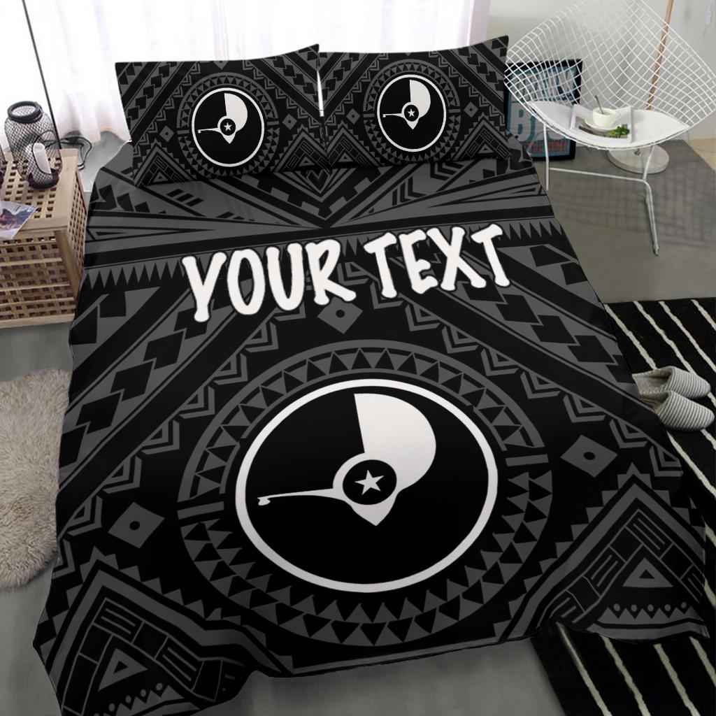 Yap Personalised Bedding Set - Yap Seal With Polynesian Tattoo Style - Polynesian Pride