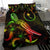 Chuuk Polynesian Bedding Set - Turtle With Blooming Hibiscus Reggae - Polynesian Pride