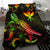 Hawaii Polynesian Bedding Set - Turtle With Blooming Hibiscus Reggae - Polynesian Pride