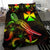 Wallis and Futuna Polynesian Bedding Set - Turtle With Blooming Hibiscus Reggae - Polynesian Pride